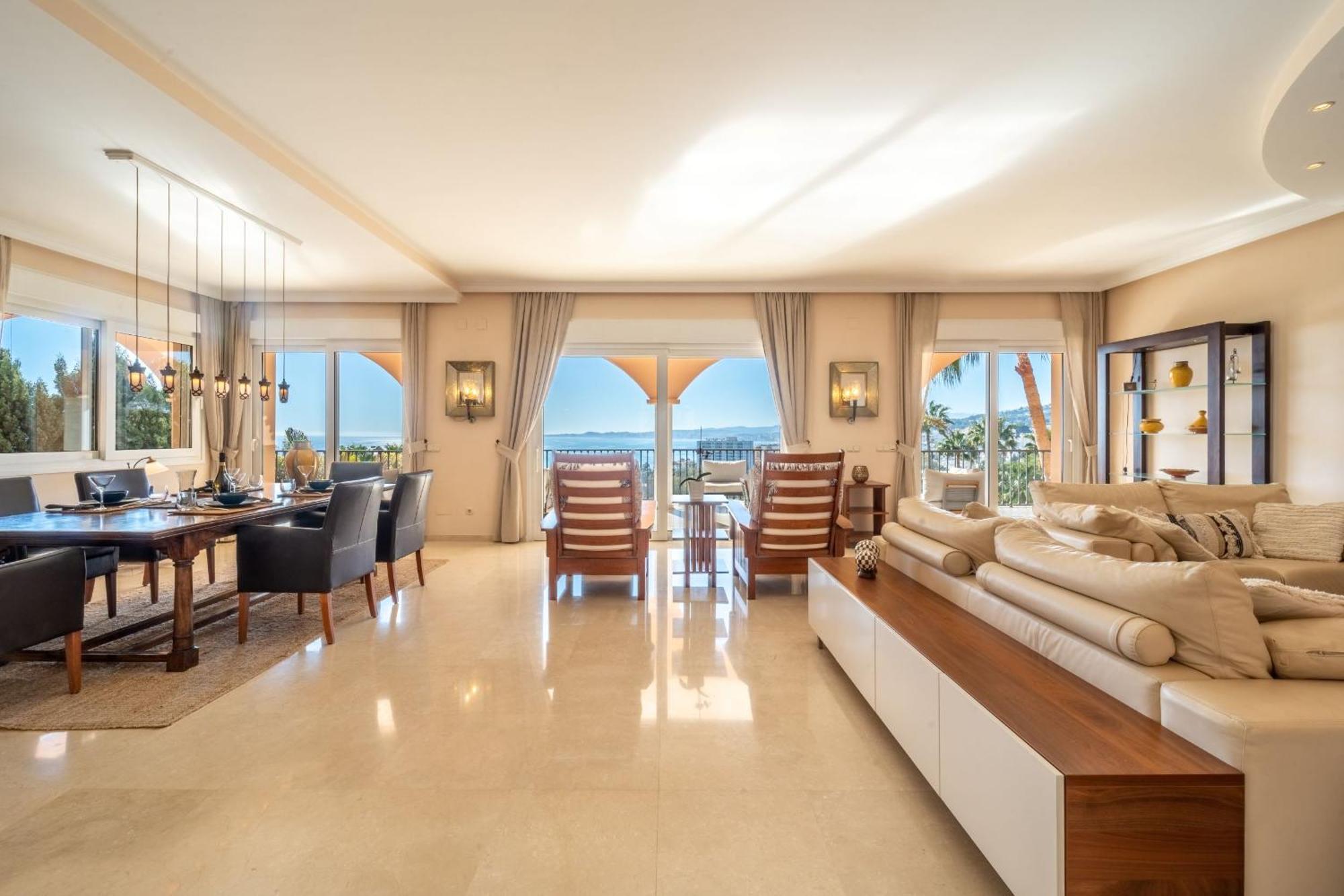 Beachside Villa With Panoramic Sea Views ベナルマデナ エクステリア 写真